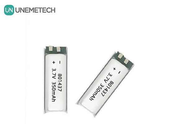 801437 3A Bateria de polímero de alta taxa 3.7v 350mah Bateria Lipo Para dispositivos eletrônicos IoT