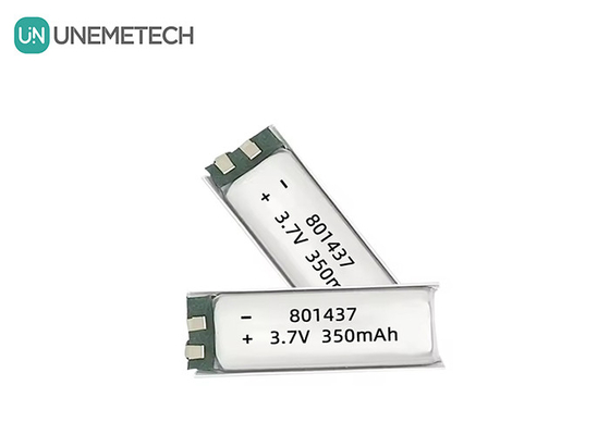 801437 3A Bateria de polímero de alta taxa 3.7v 350mah Bateria Lipo Para dispositivos eletrônicos IoT