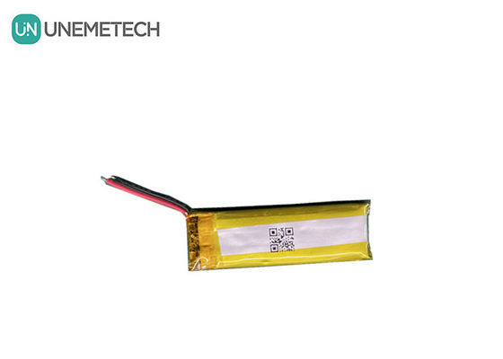 3.7V 100mAh 301235 Bateria recarregável de polímero de lítio para electrónica de consumo