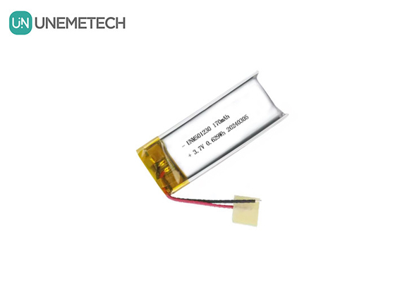 Bateria recarregável de polímero de lítio 501230 3.7V 170mAh Bateria de polímero de lítio para fones de ouvido sem fio