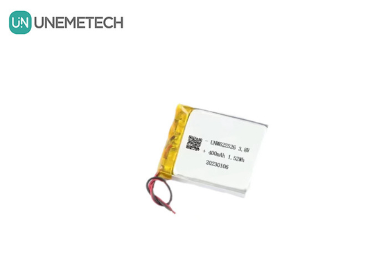 Customizado 3.8V 400mAh Bateria de Íons de Lítio de Alta Voltagem Pack 622526 Para relógios inteligentes