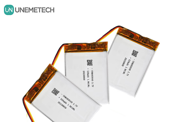 3.7V 530mAh Custom Bateria de Lítio Polímero 403040 Com UL1642 Longa Vida do Ciclo