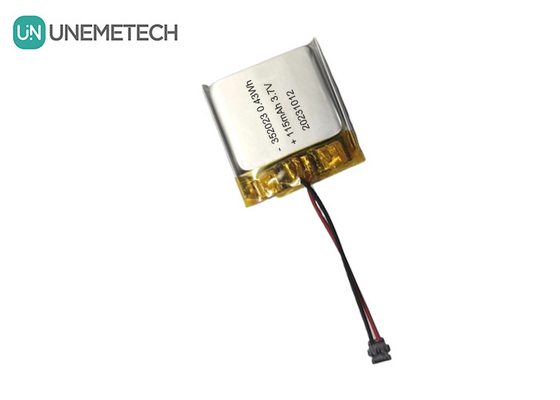 Baterias Lipo recarregáveis 352023 3.7V 115mAh Bateria de polímero de íons de lítio para rastreador GPS