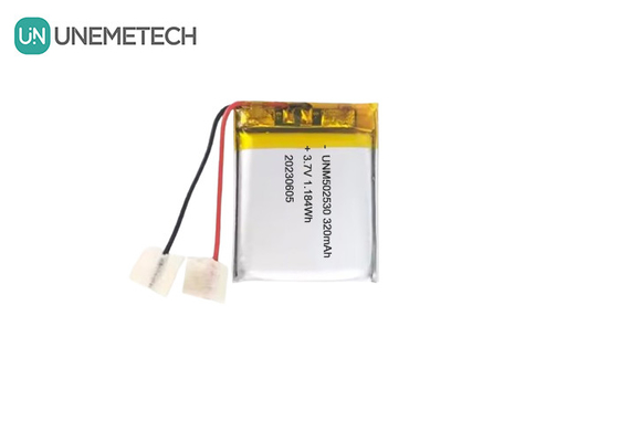 502530 3,7V 320mAh Bateria recarregável de lítio de polímero para produtos portáteis