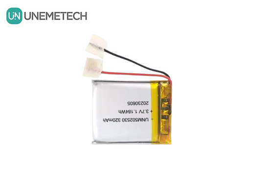 502530 3,7V 320mAh Bateria recarregável de lítio de polímero para produtos portáteis