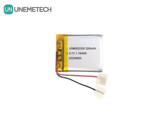 502530 3,7V 320mAh Bateria recarregável de lítio de polímero para produtos portáteis
