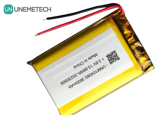 UNEMETECH 4.35V Bateria Lipo de Alta Voltagem 104060 3.8V Bateria de Iões de Lítio e Polímero de 3600mAh