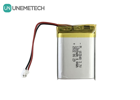 Bateria recarregável de iões de lítio de 3,7 V de 1200 mAh 103040 para electrónica de consumo
