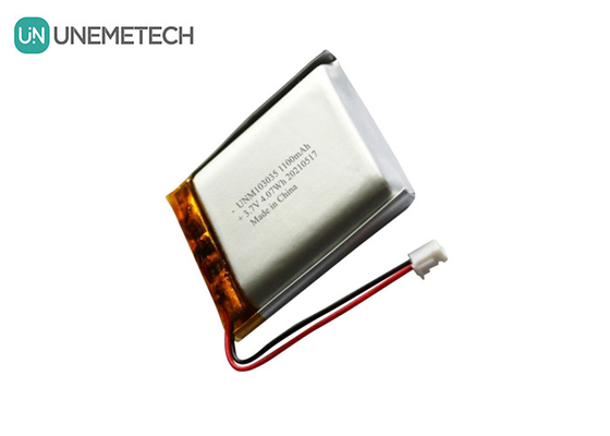 1100mAh 3.7V Bateria recarregável LiPO personalizada 103035 Li Po Bateria Pack Para MP3 Audio Recorder