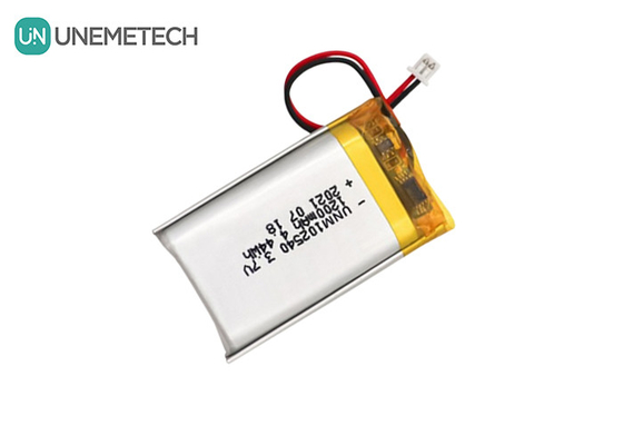 Bateria de polímero de lítio personalizada 102540 3.7V 1200mAh Bateria Li-Po para equipamentos de beleza