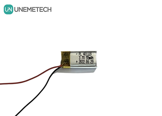 3.7V 55mAh Pequena Bateria de Lítio Polímero 401120 Li Poly Bateria Para Pequena Luz LED Inteligente