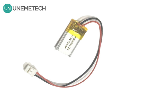 401120 3.7V 55mAh Baterias Lipo personalizadas / fones de ouvido Bateria Lipo recarregável