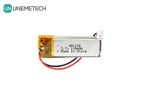 401230 Bateria de polímero de lítio 3.7V 110mAh Bateria recarregável Lipo Para fones de ouvido