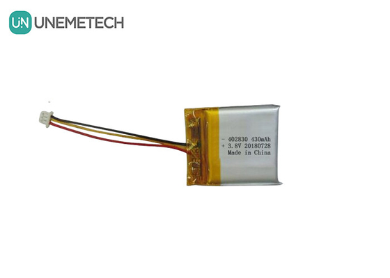Bateria Li-Polymer de Alta Tensão 402830 3.8V 430mAh HV Baterias LiPo para Dispositivos Médicos