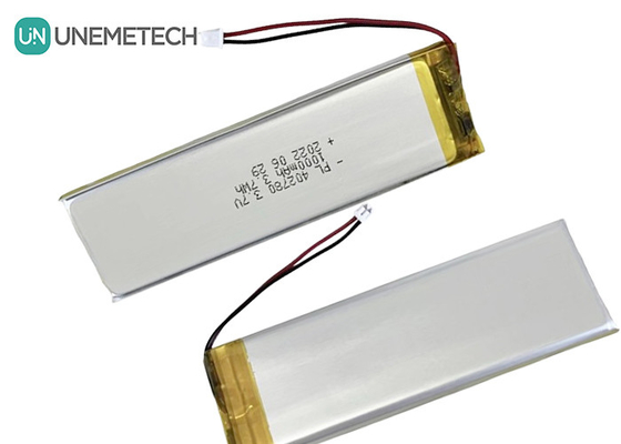 Caixa de carregamento Bateria de polímero de lítio 1000mah 3.7V Bateria recarregável de li-polímero 402780