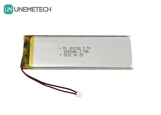 Caixa de carregamento Bateria de polímero de lítio 1000mah 3.7V Bateria recarregável de li-polímero 402780