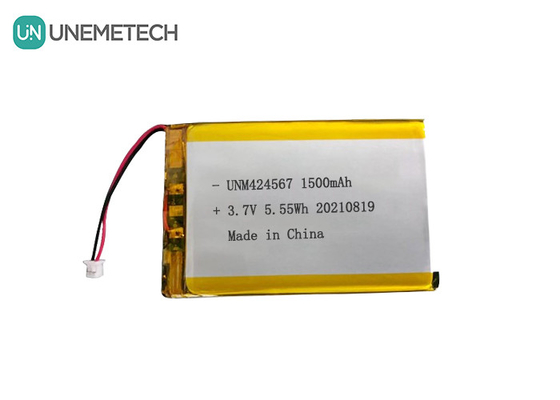 424567 Bateria recarregável Li-po 3.7V 1500mah Bateria Lipo para leitor de cartão inteligente de identificação automática