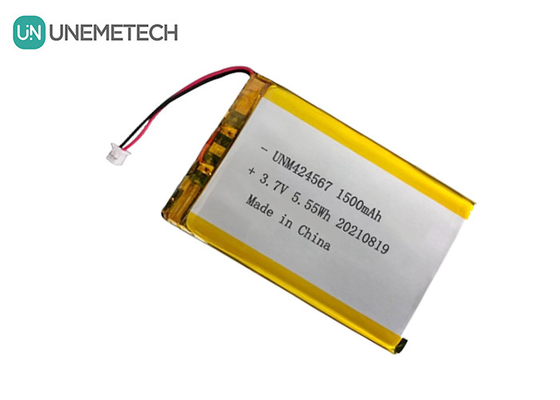 424567 Bateria recarregável Li-po 3.7V 1500mah Bateria Lipo para leitor de cartão inteligente de identificação automática