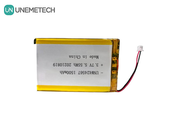 424567 Bateria recarregável Li-po 3.7V 1500mah Bateria Lipo para leitor de cartão inteligente de identificação automática