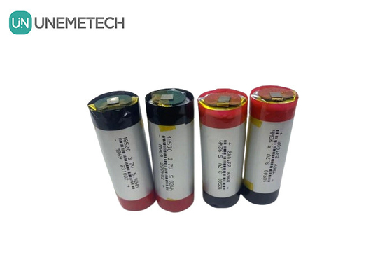 3A Bateria LiPo cilíndrica 3.7V 1600mAh 18500 Bateria de polímero de lítio para eletrônicos de consumo