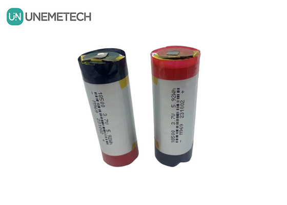 3A Bateria LiPo cilíndrica 3.7V 1600mAh 18500 Bateria de polímero de lítio para eletrônicos de consumo