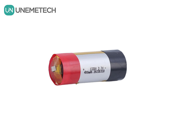 Recarregável Bateria Lipo cilíndrica 3.7V 400mah 13300 Para cigarros eletrónicos