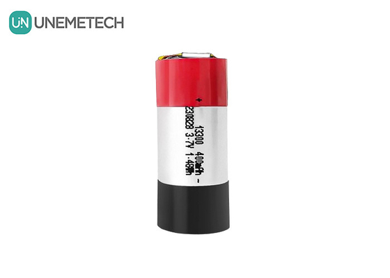 Recarregável Bateria Lipo cilíndrica 3.7V 400mah 13300 Para cigarros eletrónicos