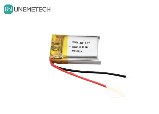 Ultra Pequena Bateria Lipo de 3,7v 50mah 15C Bateria de íons de lítio de alta taxa de descarga 581419