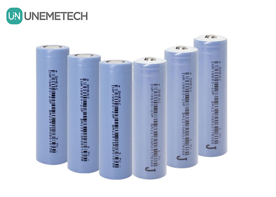 30A Descarga contínua 18650 Baterias 2000mAh 3.7V Célula de íons de lítio cilíndrica INR18650-20P
