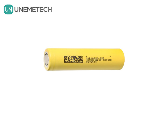 INR18650-35E 3500mAh 18650 Bateria 10A 3.7V Célula cilíndrica de íons de lítio para sistema de armazenamento de energia