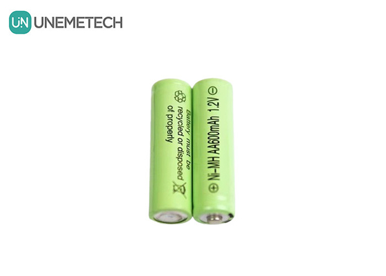 Long Life Cycle NiMH AA 1.2V 600mAh Bateria recarregável AA600 para brinquedos