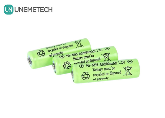 ODM NiMh Baterias AA800 AA 1.2V 800mah Bateria recarregável para escova de dentes elétrica