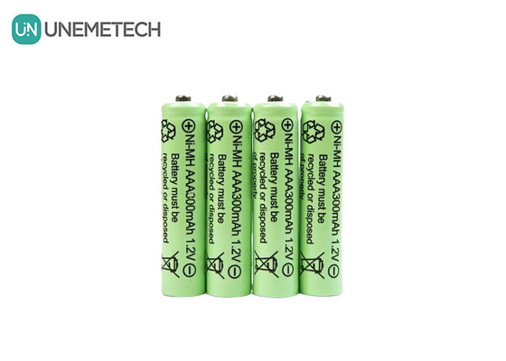 Bateria Ni-MH AAA 1.2V 300mAh Bateria recarregável para luzes solares e controle remoto