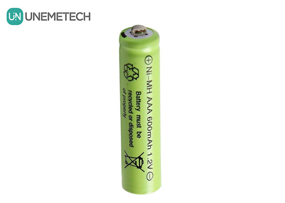 AAA 1.2V 600mAh Baterias recarregáveis NiMH AAA600 Para brinquedos eletrónicos