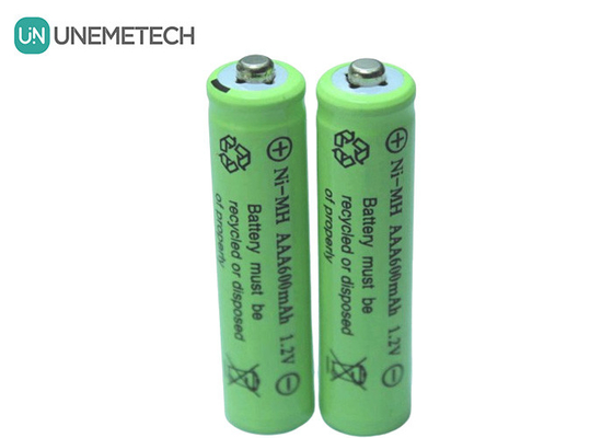 AAA 1.2V 600mAh Baterias recarregáveis NiMH AAA600 Para brinquedos eletrónicos
