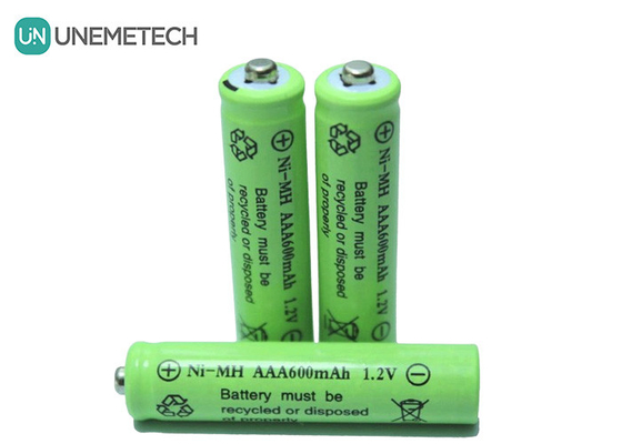 AAA 1.2V 600mAh Baterias recarregáveis NiMH AAA600 Para brinquedos eletrónicos