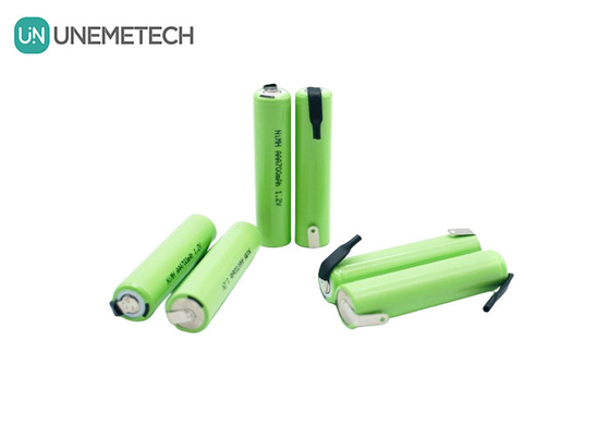 UNEMETECH AAA Bateria recarregável Ni-MH 1.2V 700mAh AAA700 Para barbeador elétrico