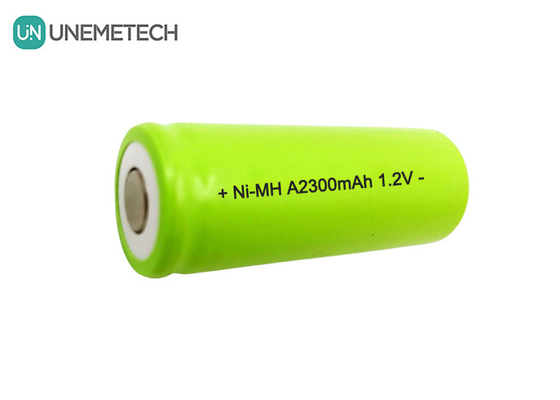 UNEMETECH Ni-MH A Bateria de 2300mAh 1.2V A2300 Baterias de hidreto metálico de níquel para micro-robôs
