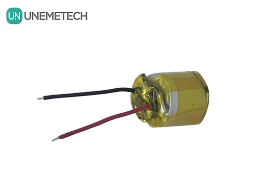 3.7V 65mAh Polímero Bateria cilíndrica de íons de lítio 10100 Para fones de ouvido Bluetooth sem fio