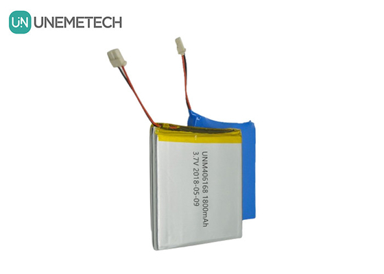 Dispositivo médico Bateria de iões de lítio polímero 7.4V 1800mAh 2S 406168 recarregável