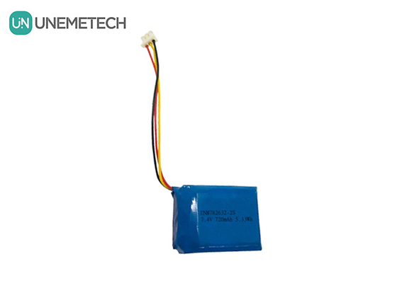2S 7.4V Bateria Li-Polymer 782632 720mAh Bateria Lipo personalizada
