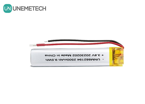Custom 882194 Bateria LiPo de alta tensão 4.35V 2500mAh 1 ano de garantia