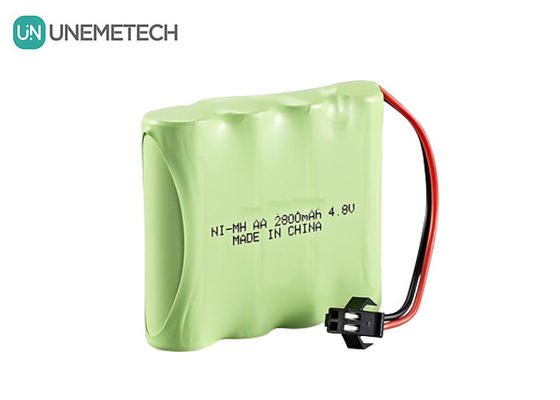 4Bateria de hidreto de níquel-metal de 8V 2800mAh Baterias AA recarregáveis