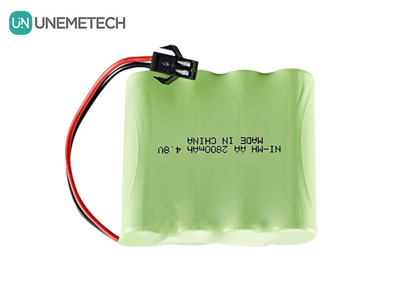 4Bateria de hidreto de níquel-metal de 8V 2800mAh Baterias AA recarregáveis