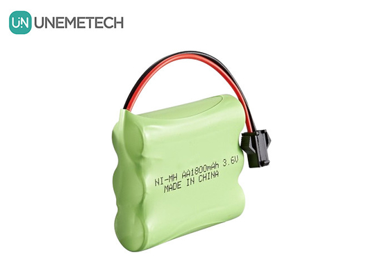 3.6V NiMH Bateria 1800mAh Baterias AA recarregáveis para carro de brinquedo de controle remoto