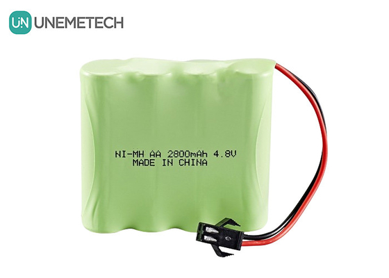 4Bateria de hidreto de níquel-metal de 8V 2800mAh Baterias AA recarregáveis
