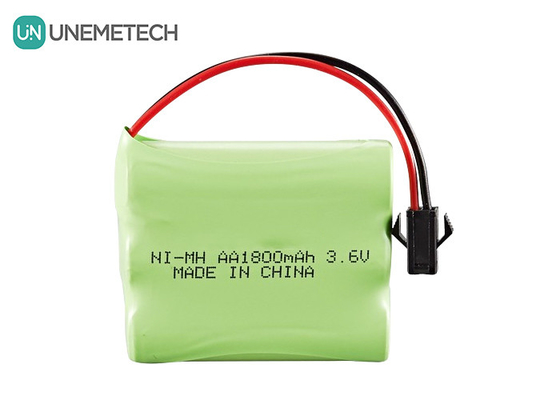 3.6V NiMH Bateria 1800mAh Baterias AA recarregáveis para carro de brinquedo de controle remoto