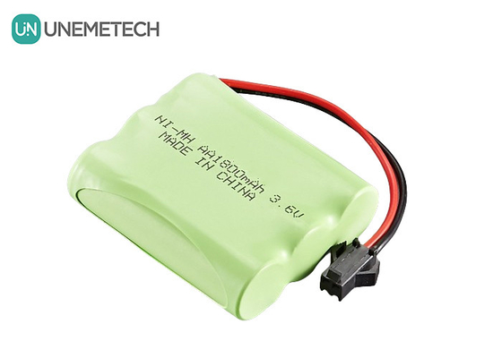 3.6V NiMH Bateria 1800mAh Baterias AA recarregáveis para carro de brinquedo de controle remoto