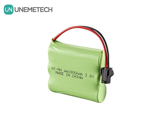 3.6V NiMH Bateria 1800mAh Baterias AA recarregáveis para carro de brinquedo de controle remoto