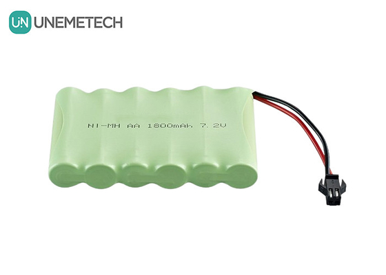 7.2V NiMH Baterias 1800mAh Baterias de hidreto de níquel metálico para veículo de controlo remoto